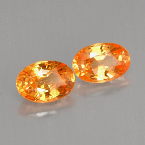 Achetez naturel ct orange grenat spessartite gems, coupe ovale, en provenance mozambique chez gemselect. en stock, livraison internationale!