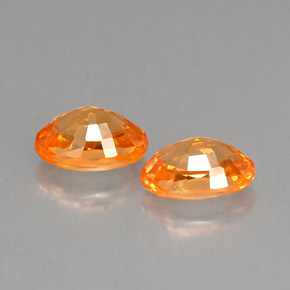 Achetez naturel ct orange grenat spessartite gems, coupe ovale, en provenance mozambique chez gemselect. en stock, livraison internationale!
