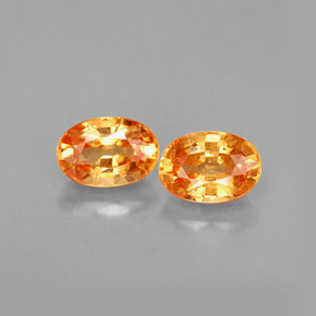 Achetez naturel ct orange grenat spessartite gems, coupe ovale, en provenance mozambique chez gemselect. en stock, livraison internationale!