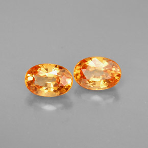 Achetez naturel ct orange grenat spessartite gems, coupe ovale, en provenance mozambique chez gemselect. en stock, livraison internationale!