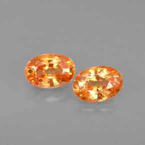 Achetez naturel ct Orange Grenat Spessartite gems, Coupe ovale, En provenance Mozambique chez GemSelect. En stock, livraison internationale!