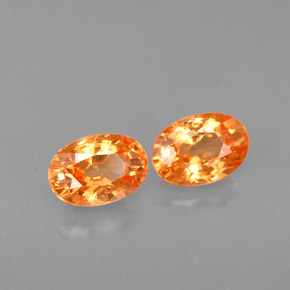 Achetez naturel ct Orange Grenat Spessartite gems, Coupe ovale, En provenance Mozambique chez GemSelect. En stock, livraison internationale!
