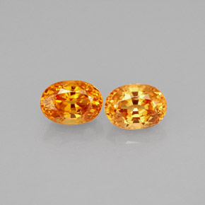 Achetez naturel ct orange grenat spessartite gems, coupe ovale, en provenance mozambique chez gemselect. en stock, livraison internationale!