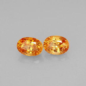 Achetez naturel ct orange grenat spessartite gems, coupe ovale, en provenance mozambique chez gemselect. en stock, livraison internationale!