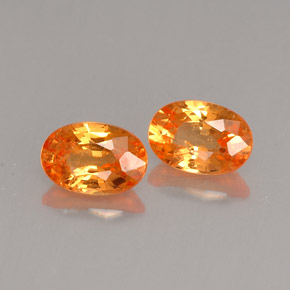 Achetez naturel ct orange grenat spessartite gems, coupe ovale, en provenance mozambique chez gemselect. en stock, livraison internationale!