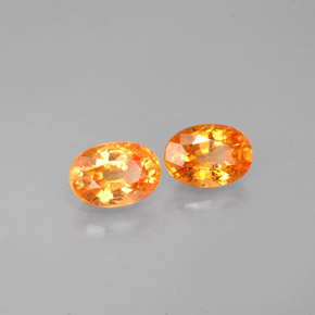 Achetez naturel ct orange grenat spessartite gems, coupe ovale, en provenance mozambique chez gemselect. en stock, livraison internationale!