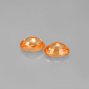 Achetez naturel ct orange grenat spessartite gems, coupe ovale, en provenance mozambique chez gemselect. en stock, livraison internationale!