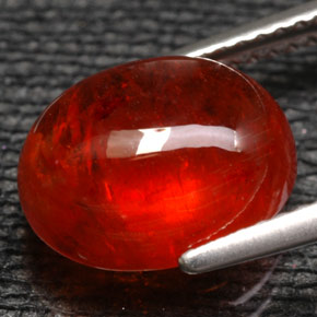 Grenat Spessartite Mandarine Orange naturelle Transparent, 7.62 ct, Transparent / Translucide