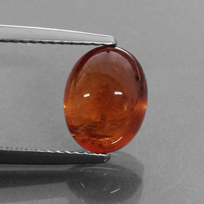 Grenat Spessartite Mandarine Orange naturelle Transparent, 4.73 ct, Transparent / Translucide