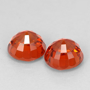 Achetez naturel ct orange grenat spessartite gems, coupe roude, en provenance mozambique chez gemselect. en stock, livraison internationale!
