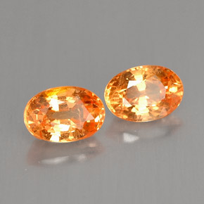 Achetez naturel ct Orange Grenat Spessartite gems, Coupe ovale, En provenance Mozambique chez GemSelect. En stock, livraison internationale!