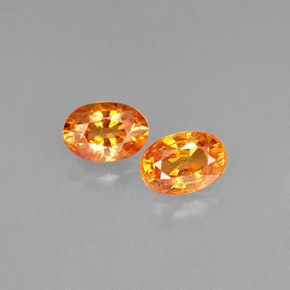 Achetez naturel ct orange grenat spessartite gems, coupe ovale, en provenance mozambique chez gemselect. en stock, livraison internationale!