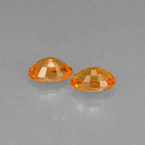 Achetez naturel ct orange grenat spessartite gems, coupe ovale, en provenance mozambique chez gemselect. en stock, livraison internationale!