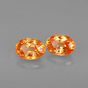 Achetez naturel ct orange grenat spessartite gems, coupe ovale, en provenance mozambique chez gemselect. en stock, livraison internationale!