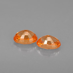Achetez naturel ct orange grenat spessartite gems, coupe ovale, en provenance mozambique chez gemselect. en stock, livraison internationale!