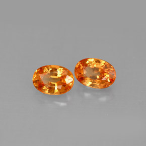 Achetez naturel ct orange grenat spessartite gems, coupe ovale, en provenance mozambique chez gemselect. en stock, livraison internationale!