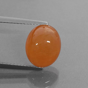 Grenat Spessartite Orange naturelle Transparent, 6.54 ct, Transparent / Translucide