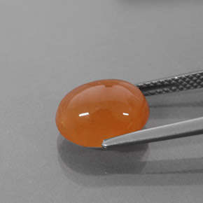 Grenat Spessartite Orange naturelle Transparent, 6.54 ct, Transparent / Translucide