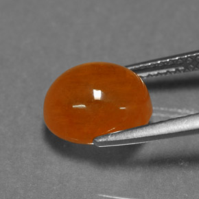 Grenat spessartite orange naturelle transparent, 6,24 ct, transparent / translucide