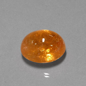 Grenat Spessartite Orange naturelle Transparent, 5.08 ct, Transparent / Translucide