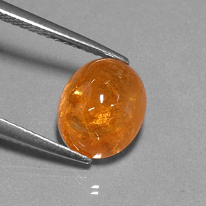 Grenat Spessartite Orange naturelle Transparent, 5.08 ct, Transparent / Translucide