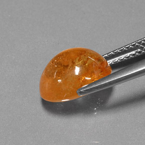 Grenat Spessartite Orange naturelle Transparent, 5.08 ct, Transparent / Translucide