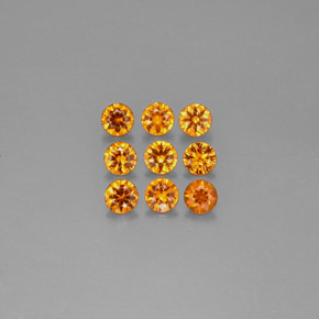 Achetez naturel ct orange grenat spessartite gems, coupe roude, en provenance mozambique chez gemselect. en stock, livraison internationale!