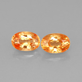 Achetez naturel ct Orange Grenat Spessartite gems, Coupe ovale, En provenance Mozambique chez GemSelect. En stock, livraison internationale!