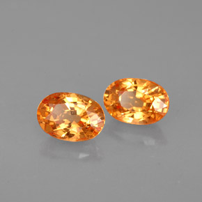 Achetez naturel ct Orange Grenat Spessartite gems, Coupe ovale, En provenance Mozambique chez GemSelect. En stock, livraison internationale!