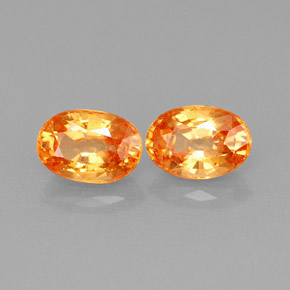 Achetez naturel ct orange grenat spessartite gems, coupe ovale, en provenance mozambique chez gemselect. en stock, livraison internationale!