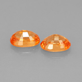 Achetez naturel ct orange grenat spessartite gems, coupe ovale, en provenance mozambique chez gemselect. en stock, livraison internationale!