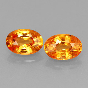Achetez naturel ct Orange Grenat Spessartite gems, Coupe ovale, En provenance Mozambique chez GemSelect. En stock, livraison internationale!
