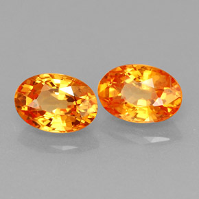 Achetez naturel ct Orange Grenat Spessartite gems, Coupe ovale, En provenance Mozambique chez GemSelect. En stock, livraison internationale!