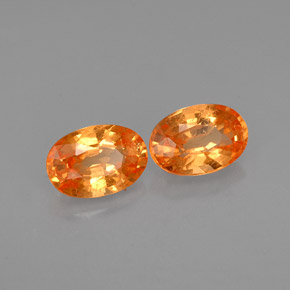 Achetez naturel ct orange grenat spessartite gems, coupe ovale, en provenance mozambique chez gemselect. en stock, livraison internationale!