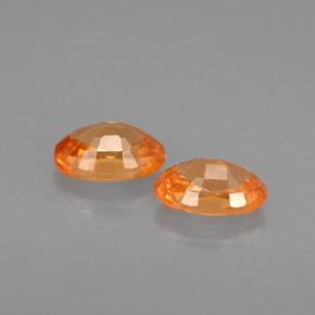 Achetez naturel ct orange grenat spessartite gems, coupe ovale, en provenance mozambique chez gemselect. en stock, livraison internationale!