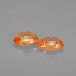 Achetez naturel ct orange mandarine grenat spessartite gems, coupe ovale, en provenance mozambique chez gemselect. en stock, livraison internationale!