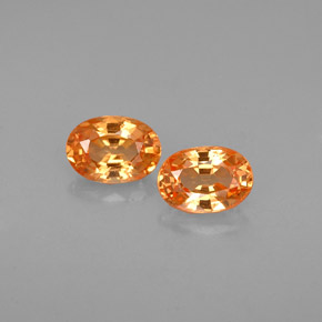 Achetez naturel ct Mandarine Orange Grenat Spessartite gems, Coupe ovale, En provenance Mozambique chez GemSelect. En stock, livraison internationale!