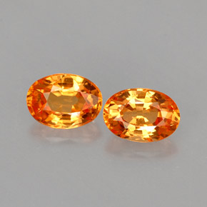 Achetez naturel ct Orange Grenat Spessartite gems, Coupe ovale, En provenance Mozambique chez GemSelect. En stock, livraison internationale!