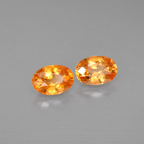 Achetez naturel ct orange grenat spessartite gems, coupe ovale, en provenance mozambique chez gemselect. en stock, livraison internationale!