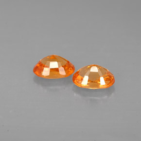 Achetez naturel ct orange grenat spessartite gems, coupe ovale, en provenance mozambique chez gemselect. en stock, livraison internationale!