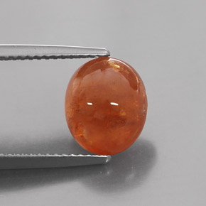 Grenat spessartite orange naturelle transparent, 6,14 ct, transparent / translucide