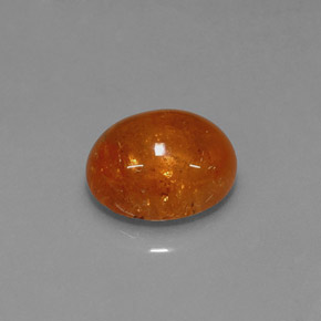 Grenat Spessartite Orange naturelle Transparent, 4.66 ct, Transparent / Translucide