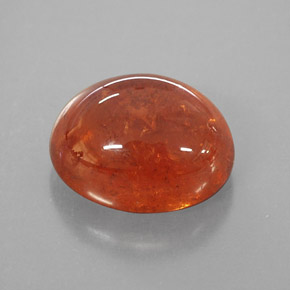 Grenat Spessartite Orange naturelle Transparent, 4.91 ct, Transparent / Translucide