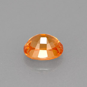 Grenat Spessartite Orange naturelle Coupe ovale, 0.94 ct, VS