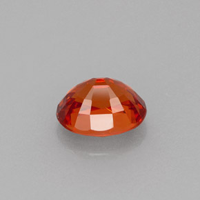 Grenat Spessartite Orange rougeâtre naturelle Coupe ovale, 1.07 ct, VVS-VS