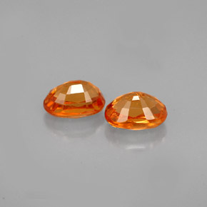 Achetez naturel ct orange grenat spessartite gems, coupe ovale, en provenance mozambique chez gemselect. en stock, livraison internationale!