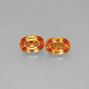 Achetez naturel ct orange grenat spessartite gems, coupe ovale, en provenance mozambique chez gemselect. en stock, livraison internationale!