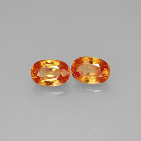Achetez naturel ct orange grenat spessartite gems, coupe ovale, en provenance mozambique chez gemselect. en stock, livraison internationale!