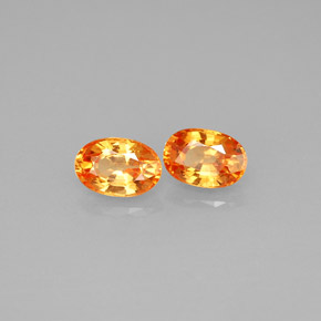Achetez naturel ct orange grenat spessartite gems, coupe ovale, en provenance mozambique chez gemselect. en stock, livraison internationale!