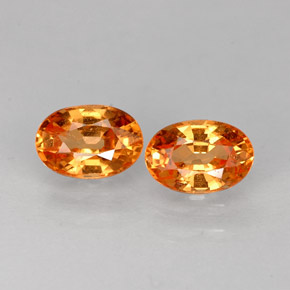 Achetez naturel ct orange grenat spessartite gems, coupe ovale, en provenance mozambique chez gemselect. en stock, livraison internationale!